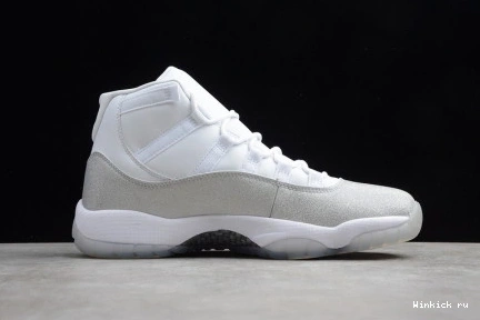 11 WHITE METALLIC SILVER - JORDAN RETRO 0719